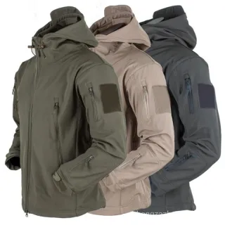 Jaqueta Militar Tático Soft Shell Techwear - À Prova de Vento e Impermeável