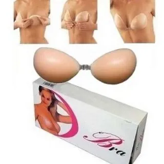 UnBra Original - Sutiã Adesivo de Silicone Invisível Aumenta e Levanta Seios - M