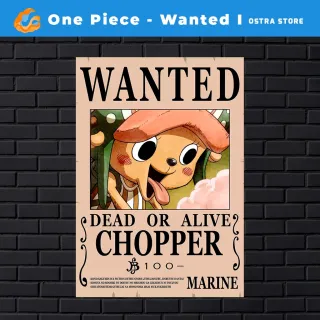 Placa decorativa MDF - One Piece Wanted I de 01 a 15 - Presente - #9