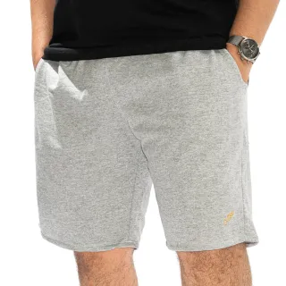 Bermuda Masculina de Moletom com Amarração e Elástico - Academia - Cinza Claro