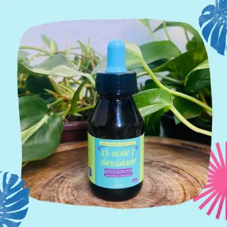 Sérum facial noturno | Controle a acne e oleosidade | Vitamina E, sálvia, tea tree e semente de uva - Único