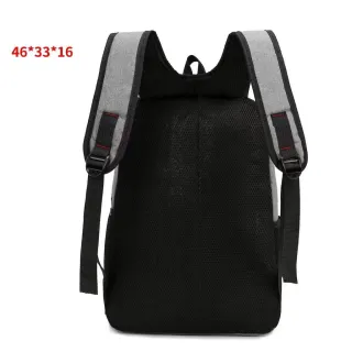 Mochila Resistente Água Unissex para Viagem ou Escola com Compartimento Acolchoado Notebook - Cor Aleatória