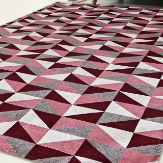 Envio Imediato - Tapete Geométrico Grande Triângulo 1 ou 2 Metros Moderno Antiderrapante - Azul