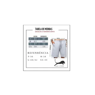 Shorts Elástico Masculino Moletom - Treino Academia - Grafite
