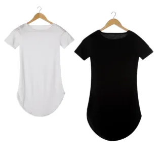 Camiseta Basica Feminina Lisa Kit 2 - Blusa Sobre Legging Fitness - G