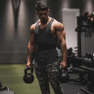 Calças Esportivas Masculinas de Ginástica Estilo Europeu-Americano com Zíper - Preto