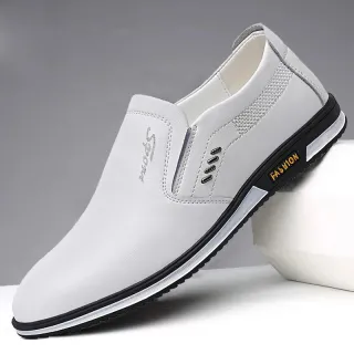 Mocassins Unisexo Moda Masculina Novos 2023 - Branco