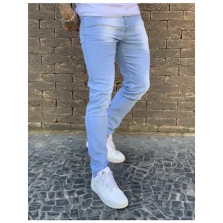 Calça Premium Masculina Slim em Jeans Elastano - Azul Escuro