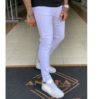 Envio imediato! Calça branca de trabalho da linha premium direto da fábrica - Branca