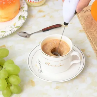 Liquidificador Elétrico Mini Egg Mixer de Aço Inoxidável - Único
