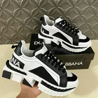 Lançamento Super King Tênis Dolce e Gabbana Preto e Branco - DOLCEGABBANA/PRETO