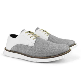 Casamento Sapato Oxford Masculino Moderno Casual Amarrar Confortável - 401SintPto