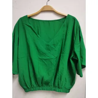 Moda verao blusa manga curta Duna - Vermelho