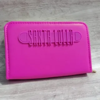 Carteira feminina tamanho médio em zíper com porta cartões, documentos, cédulas e moedas - Cores variadas - SL verde Tiffany