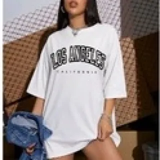 Vestido Feminino Curto Moda Verão Inverno Los Angeles - Cinza