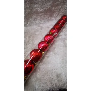 Enfeite de Árvore de Natal Kit Bolas 8cm/7cm/6cm - kit6 bola 7cm azul escuro