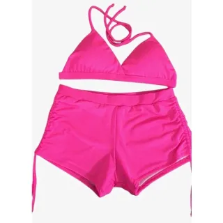 Verão Bionda - Biquíni Sunkini Sunquini Parte de Cima Com Bojo - Azul Escuro