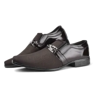 Confortável Sapato Social Masculino Moderno - Kit 03 Pares - Kit03-1007/837/1016