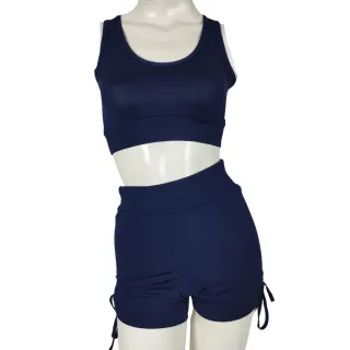 Conjunto Fitness Malhar Top e Bermuda - Suplex Empina Bumbum - Verde Militar