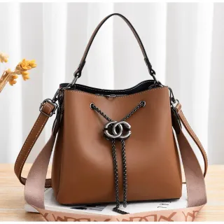 Bolsa com fecho de ziper e cordão de ferro, alça maior não vai - Vinho 21727