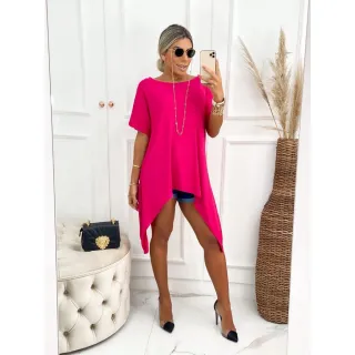 Manga Curta Blusa Feminina Vest Legging Charmosa Com Ponta - Bordô