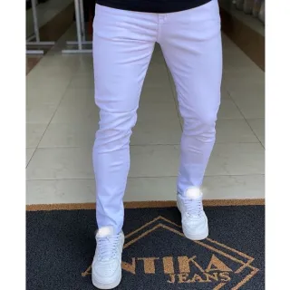 Envio imediato! Calça branca de trabalho da linha premium direto da fábrica - Branca