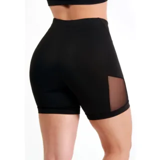 Academia Fitness Bermuda Tule Detalhe 10871 - Marrom