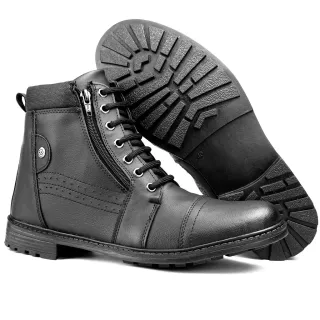 Lançamento Calçados SF: Bota Coturno Casual - Preto