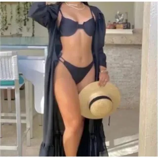 Vestido Luxo Estilo Manga Longa Praia Longa 2022 - Pink