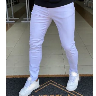 Envio imediato! Calça branca de trabalho da linha premium direto da fábrica - Branca