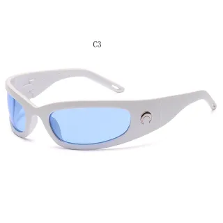 Óculos de Sol Trend Sunvisors Punk Style 2022 - Ciclismo ao Ar Livre Hip Hop - C2