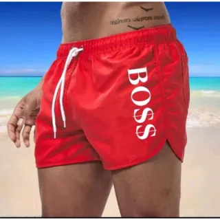 Short para praia, piscina, treino, corrida e academia - Preto