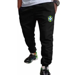 Calça Jogger Tactel Brasil: Leve, Esporte e Estilosa! - Azul Marinho