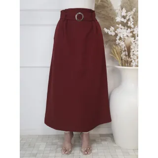 Cinto saia feminina social longa - Azul Marinho