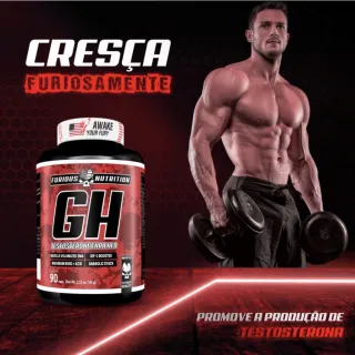 Estimulante Libido GH-Testosterona Suplemento, Massa Muscular 90 Cápsulas - Único