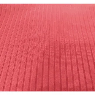 Moda Gringa: Conjunto feminino malha canelada Saia drapeado e cropped - Salmão