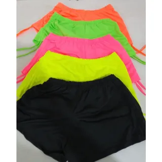 Moda Praia Feminina Shorts de Piscina - Verde