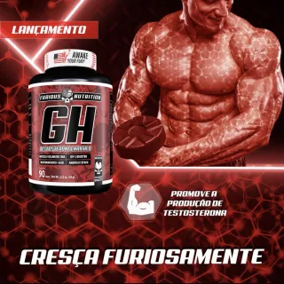 Estimulante Libido GH-Testosterona Suplemento, Massa Muscular 90 Cápsulas - Único