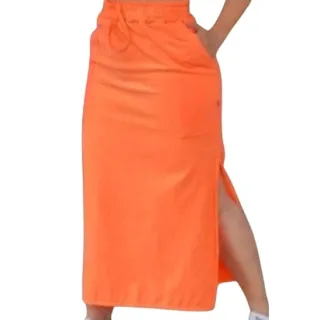 Malibu Saia com Fenda Lateral em Viscolycra - Roxo