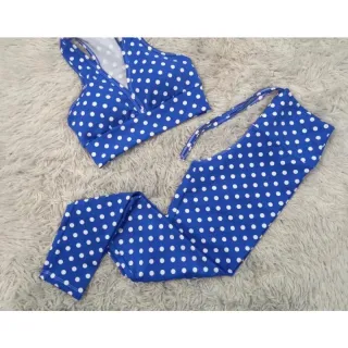 Top nadador com bojo poá e estampas + conjunto legging de academia em tecido suplex - estampa chamativa