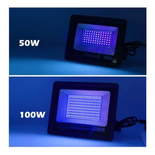 Luz Negra Ultravioleta 100w Refletor - Ideal para Plantas - R50W