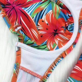 Biquíni Bandage Cintura Alta Tamanho Grande 2022 Mulheres Sexy - Azul