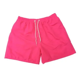 Moda Praia Masculino Shorts Plus Size Liso Tactel Roupas Neon - Azul Bebê