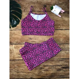 Top + Short Fitness Conjunto GG até - 20