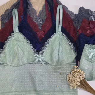 Conjunto Sexy Lingerie Feminino Renda Calcinha Shortinho + Sutiã Sem Bojo - SEM