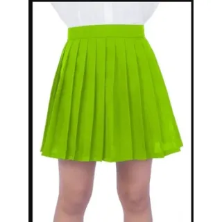 Saia Plissada Cosplay Colegial Lisa (13 Tamanhos) - Azul Céu