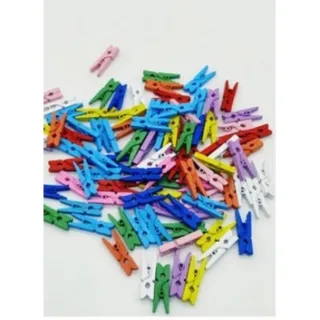 Enfeite de Natal com Tela Aramada Colorida e Mini Prendedores - Memory Board + LED - Somente o LED