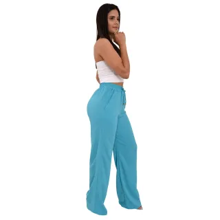 Moda Feminina: Calça Pantalona Cintura Alta - Envio Imediato - Marsala
