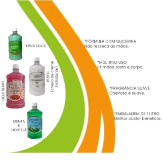 Sabonete Líquido Bebell Duo BellPlus - 1 litro (Sem matéria-prima animal) - Único