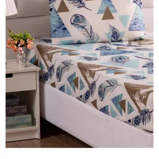 Lençol Estampado Solteiro Avulso C/ Elástico - Várias Estampas - Único